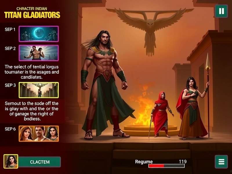 Indian Titan Gladiators cultural event screenshot